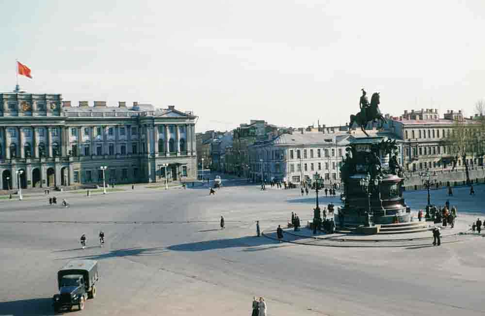 Исаакиевская площадь, Ленинград.